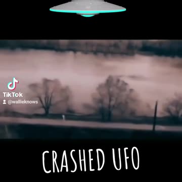 U.A.P. Footage of a crash in the water