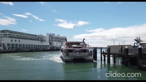 Downtown Ferry Terminal Auckland New Zealand Tour