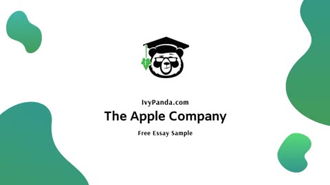 The Apple Company | Free Essay Sample