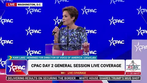 FULL SPEECH: Kari Lake Speaks at CPAC 2025 Day Two - 2/21/25