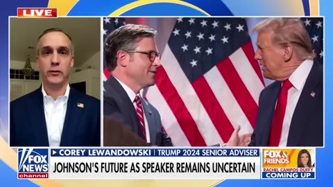 Corey Lewandowski predicts Mike Johnson will retain speakership