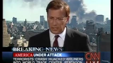 911 WTC 7 Has Either Collapsed Or Is Collapsing .... CNN 400 pm