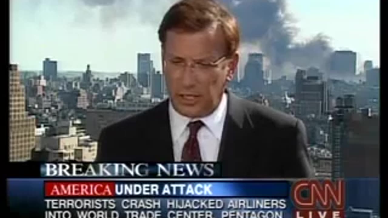 911 WTC 7 Has Either Collapsed Or Is Collapsing .... CNN 400 pm