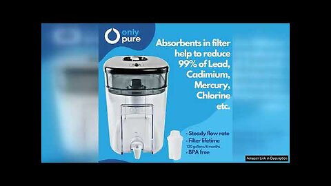 120 Gallon Long Life 40 Cups Water Filter Pitcher 1 Membrane Filter Review