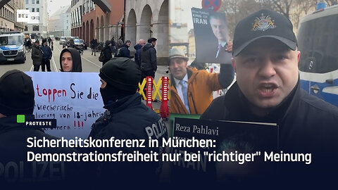 Sicherheitskonferenz in München: Demonstrationsfreiheit nur bei "richtiger" Meinung