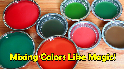 Perfectly Blended! 😍 The Most Addictive Color Mixing ASMR You’ll Ever See!