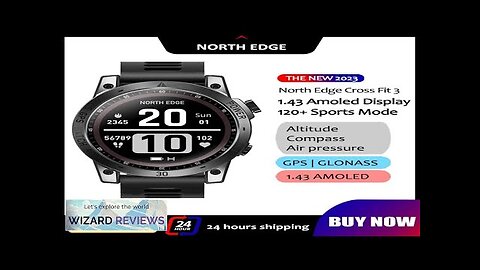 NORTH EDGE 2023 New GPS Watches Men Sport Smart Watch HD AMOLED Review