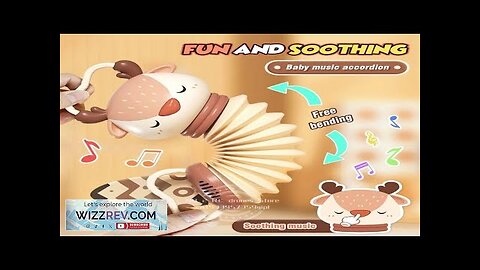 Cartoon Deer Accordion Baby Music Toys Early Education Instrument Electronic Vocal Toy Review