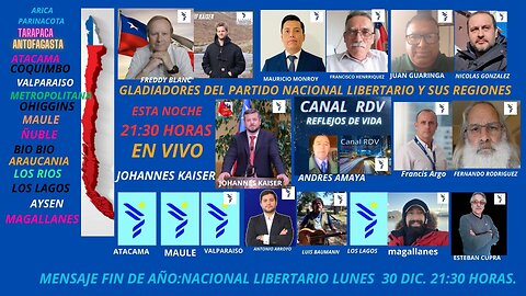 Johannes Kaiser y los delegados Partido Nacional Libertario