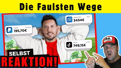 Torben Platzer Testet die Faulsten Wege, um Online Geld zu Verdienen | Michael reagiert