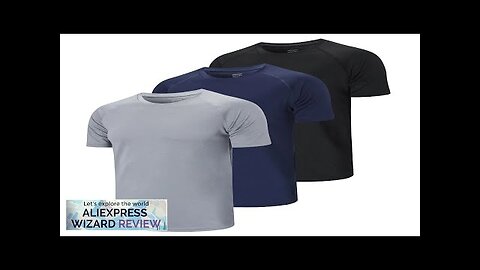 ZengVee 3 Pack Mens Running Shirts Workout Tops Men Sport Fitness Shirts Review