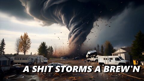 A SHIT STORMS A BREW'N