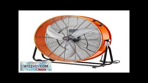 Drum Fan 30 Inch High Velocity Industrial Use 3-Speed 13000CFM for Warehouse Review