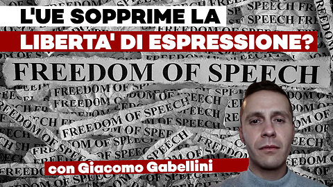 GEOPOLITICA e CENSURA, perché l'UE SOPPRIME la LIBERTA' di ESPRESSIONE? ft G. Gabellini