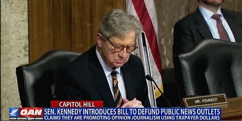 KENNEDY INTRODUCES BILL TO DEFUND PUBLIC NEWS OUTLETS