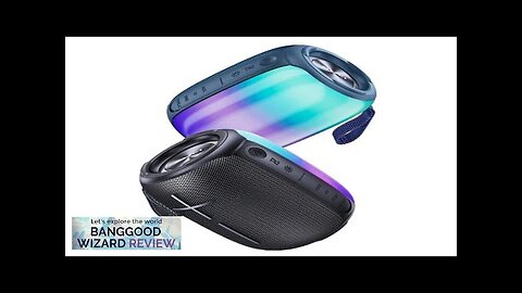 AWEI Y525 bluetooth Speaker Wireless LED Colorful Light 1800mAh IPX6 Waterproof TWS Review