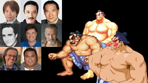 Video Game Voice Comparison- E. Honda (Street Fighter)