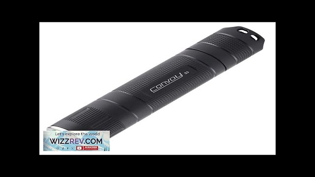 Convoy S3 XHP50.3 HI 12-group Modes EDC LED Flashlight 18650 Battery Review