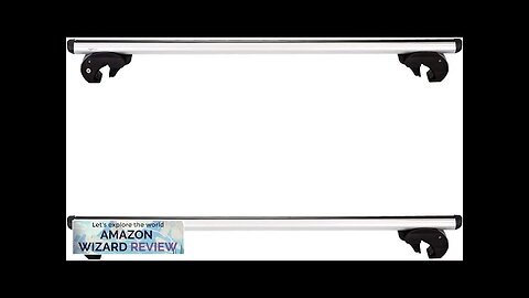 Amazon Basics 2-Piece Cross Rail Roof Rack 56 inches Black (56 x Review