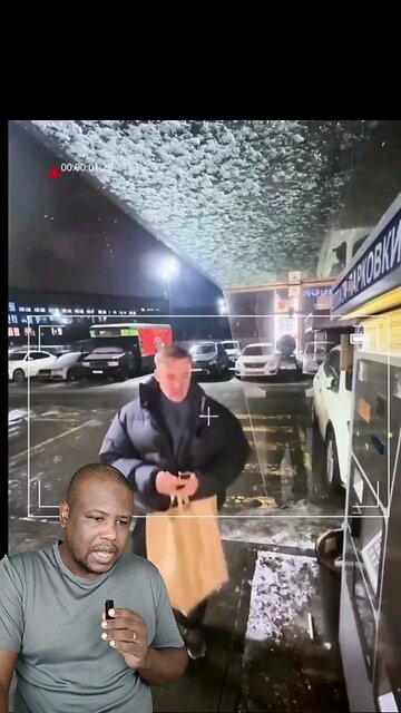 Look what attacked this man