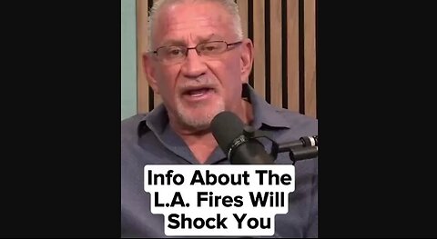 Former Wall Street Broker Ross Mandell Says the Los Angeles Pacific Palisades Fires Were Planned