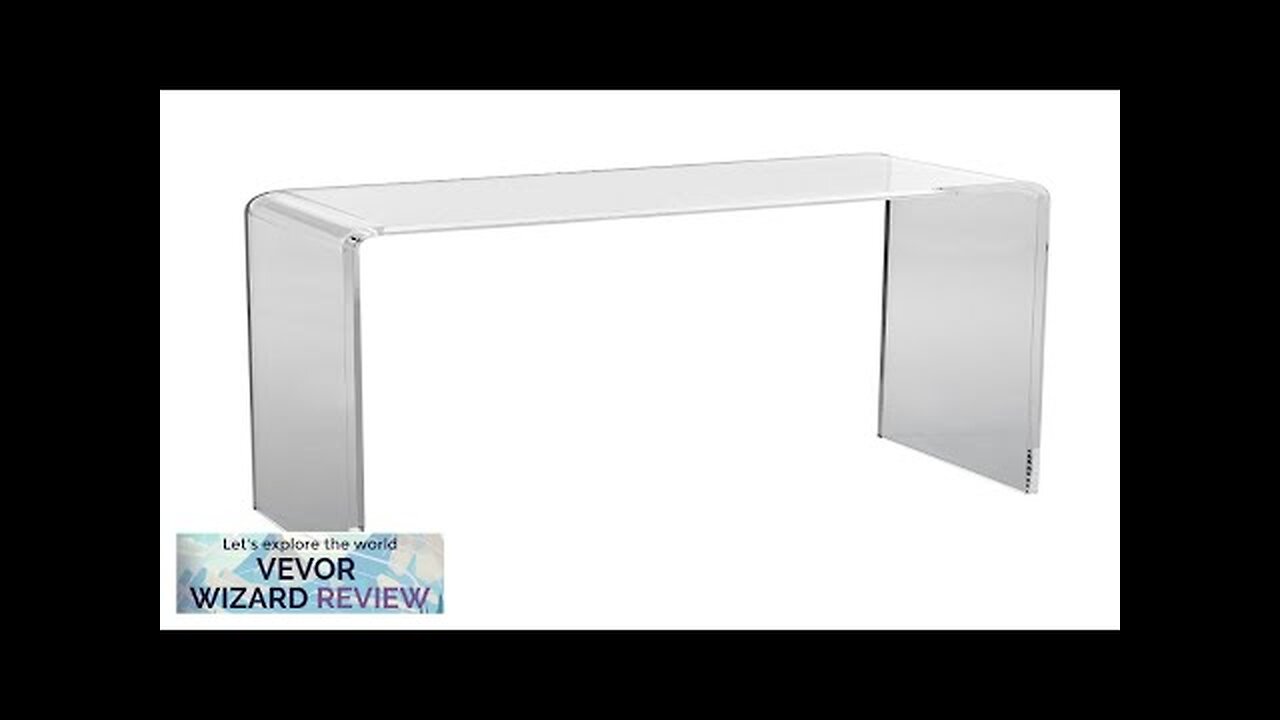 VEVOR Acrylic Console Table Clear Acrylic End Table Transparent Acrylic Side Table Review