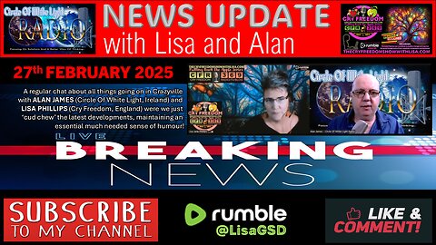 NEWS UPDATE: Alan and Lisa 27th FEBRUARY 2025 🚨🚨🚨