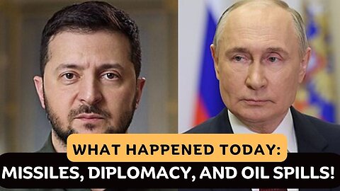 Frontline Gains, Oil Spills & Putin-Trump Talks—Day 1,054 of the War!