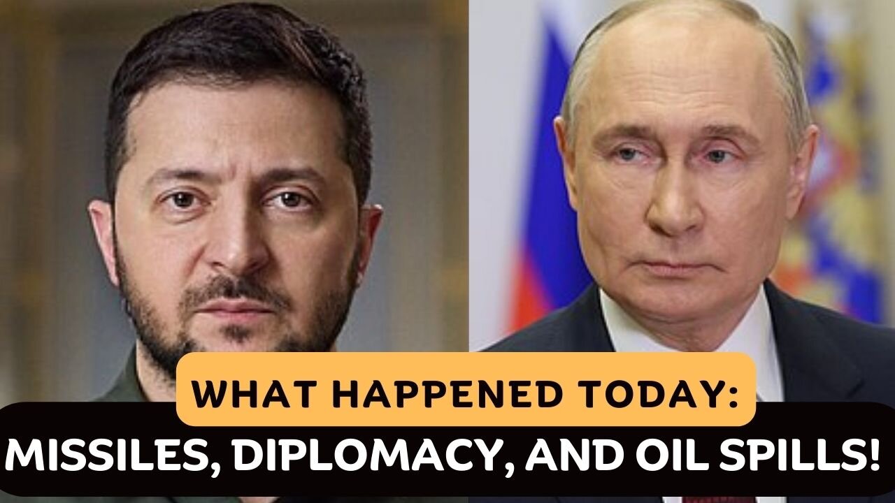 Frontline Gains, Oil Spills & Putin-Trump Talks—Day 1,054 of the War!