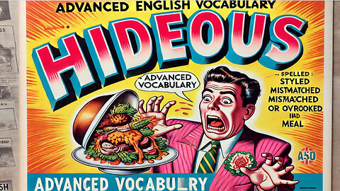 Vocabulary and Pronunciation "HIDEOUS" Advanced English