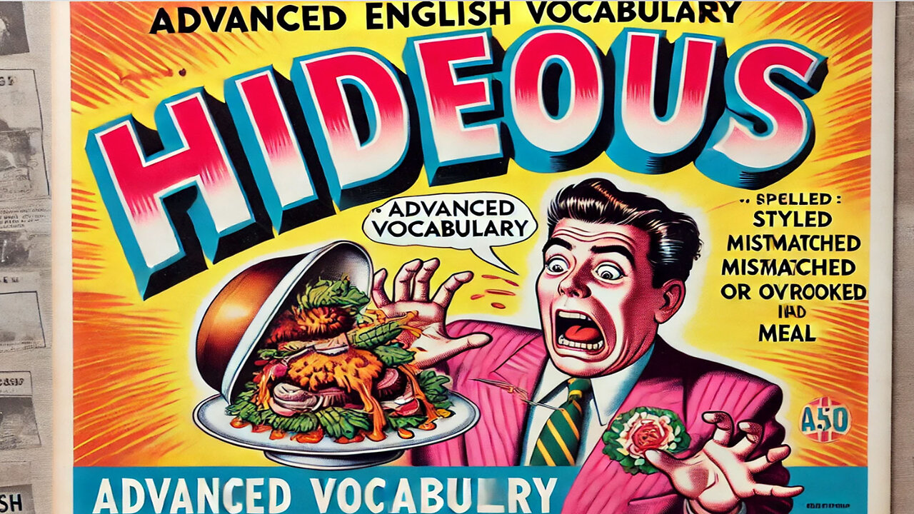 Vocabulary and Pronunciation "HIDEOUS" Advanced English