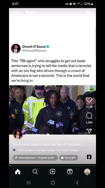 Dei FBI Hire claims NOLA wasn't a Terrorist event