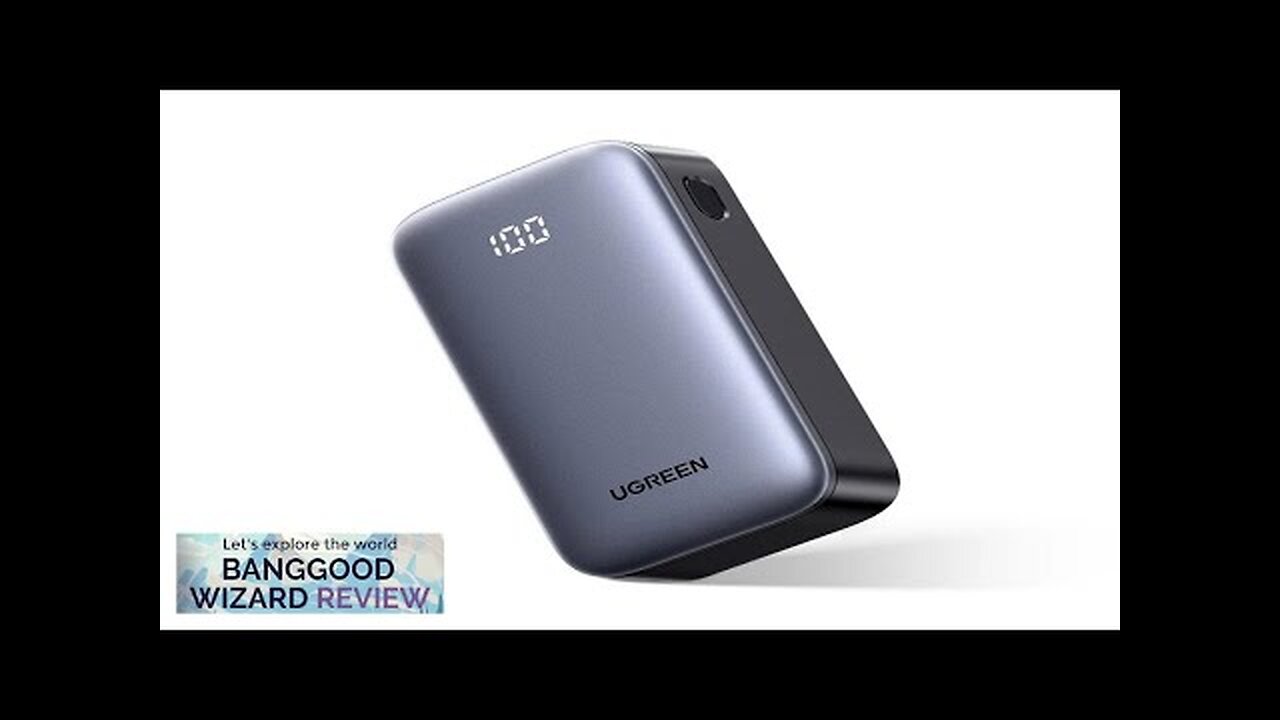 UGreen PB502 30W 36Wh 10000mAh Power Bank External Digital Display Battery Power Review