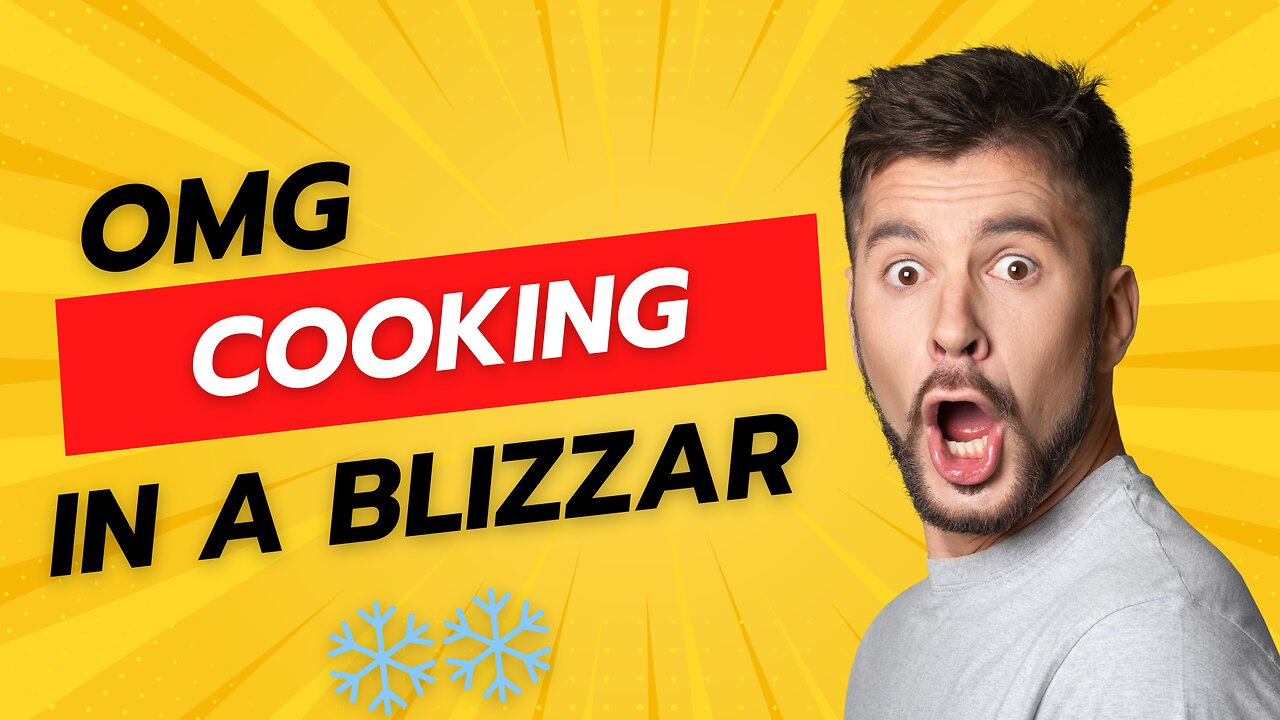 Cooking lamb stew in a blizzard #outdoors #alaska #outdoorcooking #shorts