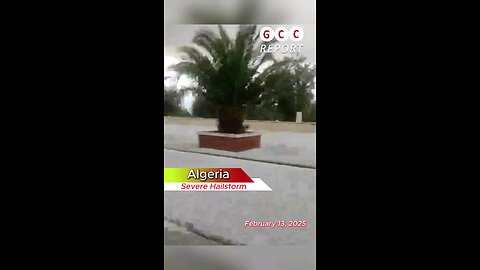 #Algeria #OumElBouaghi #Hailstorm #SevereWeather #destruction #anomaly #climatecrisis #weather