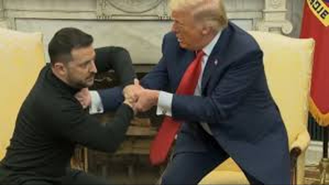 ZELENSKY AND TRUMP A.I PARODY MEETING