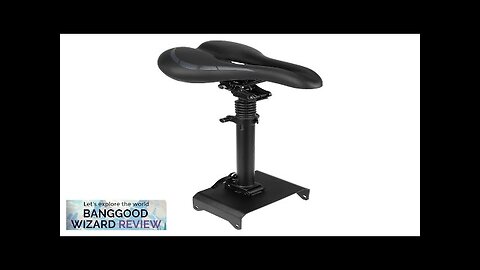 Electric Scooter Saddle Seat Professional Breathable 53-66cm Adjustable High Shock Absorbing Review