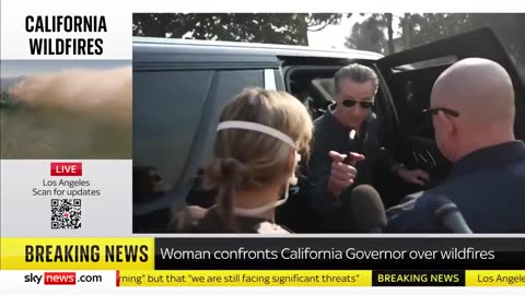 Displaced Mom Confronts Gavin Newsom Over California Fires (VIDEO)
