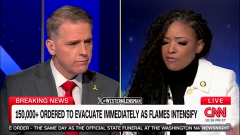 Scott Jennings triggers Jasmine Crockett into unhinged rant over DEI in CA