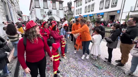 Ponta Delgada Corso de Carnaval 🎭 2025, Sao Miguel Azores Portugal 🇵🇹 - 28.02.2025 #carnival