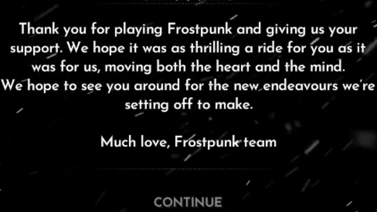 Frostpunk Credits