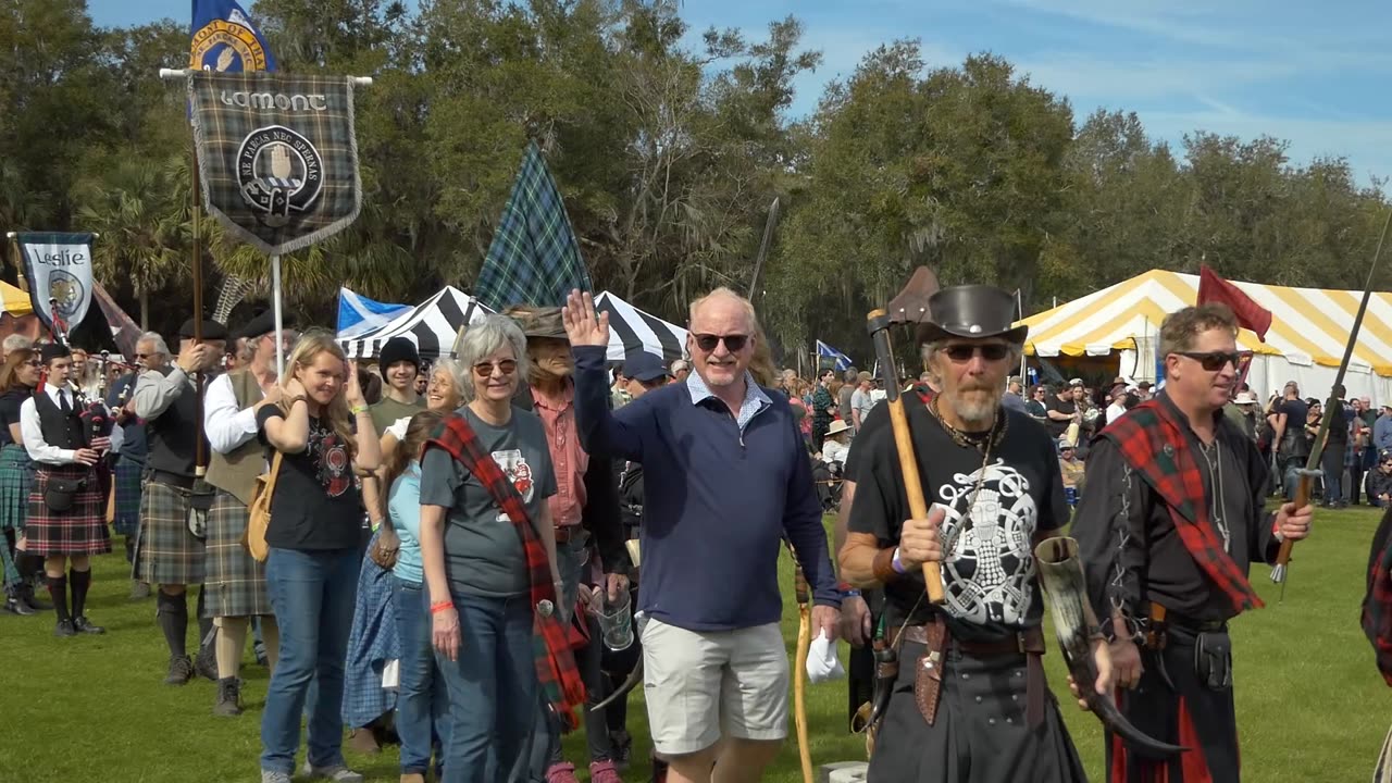 47th Central Florida Scottish Highland Games Tartan Parade Clans