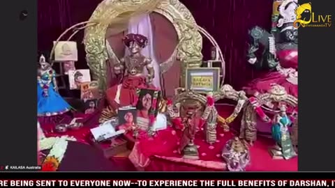 Witness the Divine Presence: Live Darshan of Bhagavan Nithyananda