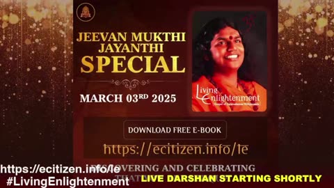 Witness the Divine Presence: Live Darshan of Bhagavan Nithyananda