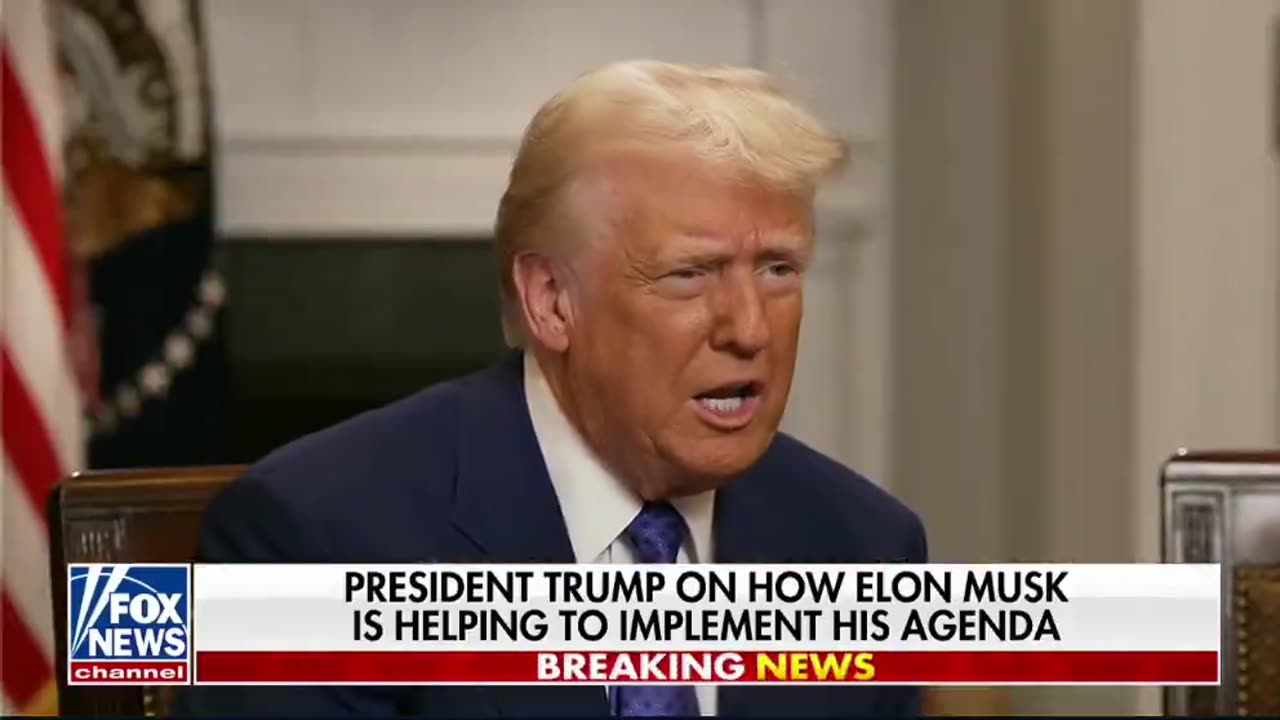 President Trump Discusses His Working Relationship With Elon Musk