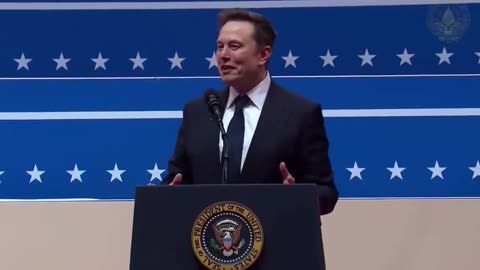 Elon Musk concludes speech with a gesture resembling a Roman salute