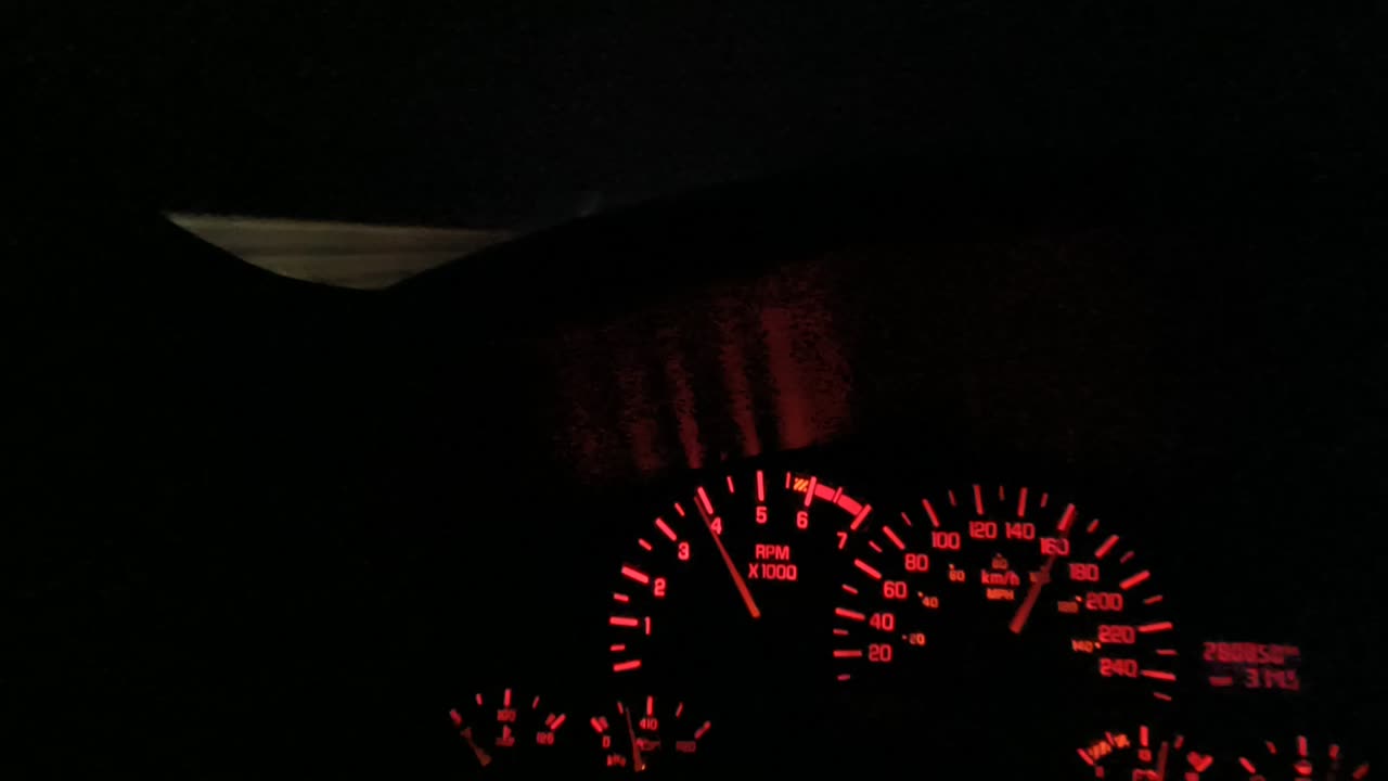1997 3.8 Pontiac Firebird 160 to 210 km/h 4th gear pull