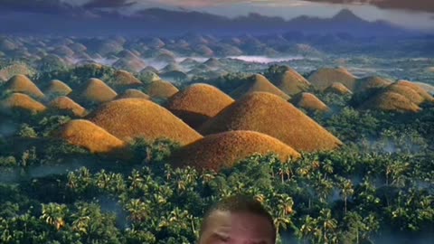 This is the Chocolate Hills in the Philippines & it just may be an ancient buried city!