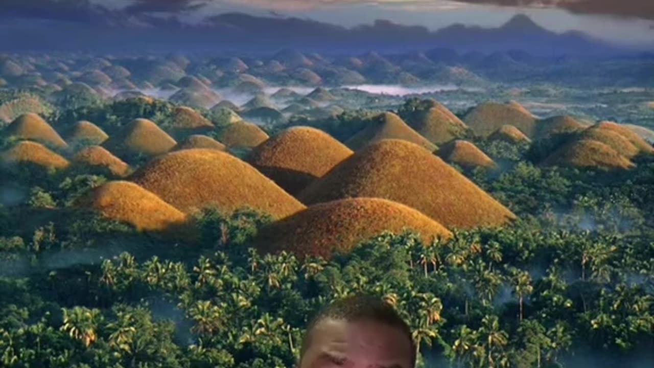 This is the Chocolate Hills in the Philippines & it just may be an ancient buried city!