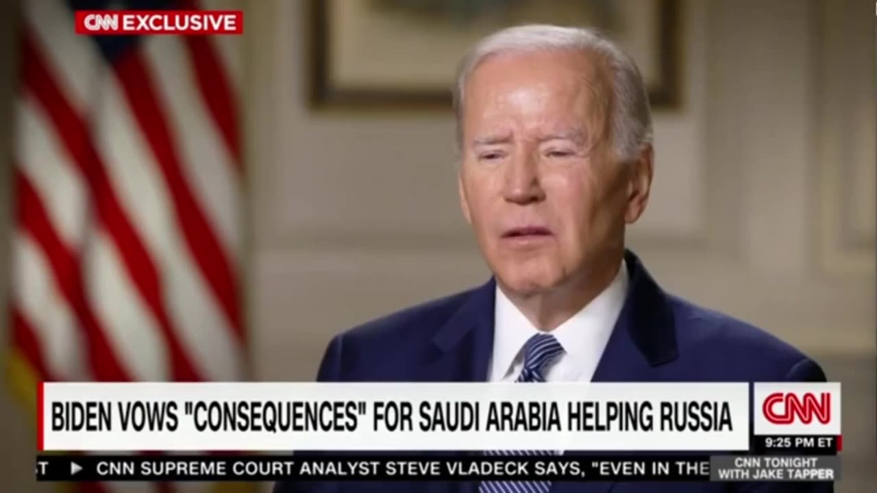 Biden Threatens Saudi Arabia With 'Consequences' for Helping Russia.